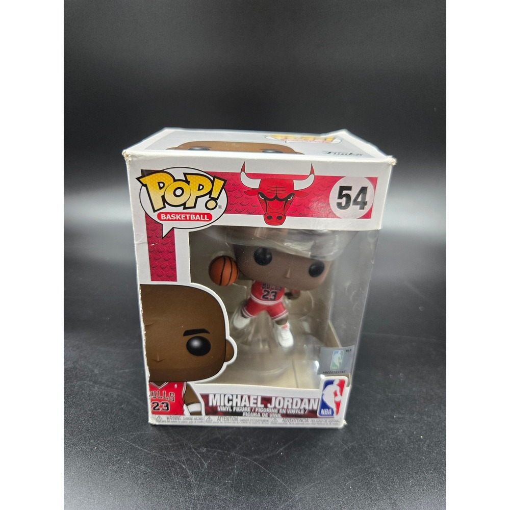 Funko Pop Basketball Michael Jordan 54 Chicago Bulls Red Jersey Vinyl Figure